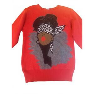 Vintage Mondi Graphic Wool Blend Sweater – Made in West Germany – Size 40